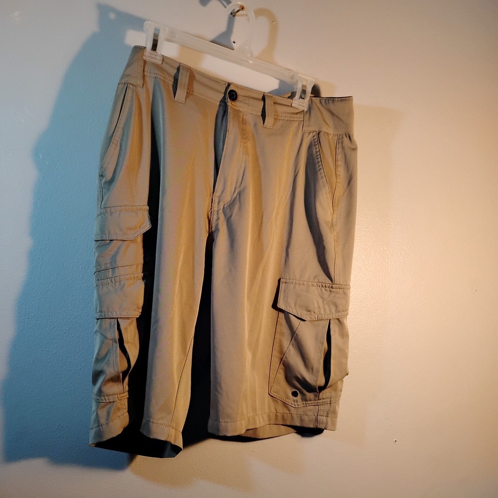 DENALI Men's Cotton Cargo Shorts, SIZE 32 Waist ,Silky,Lightweight ,Y2k